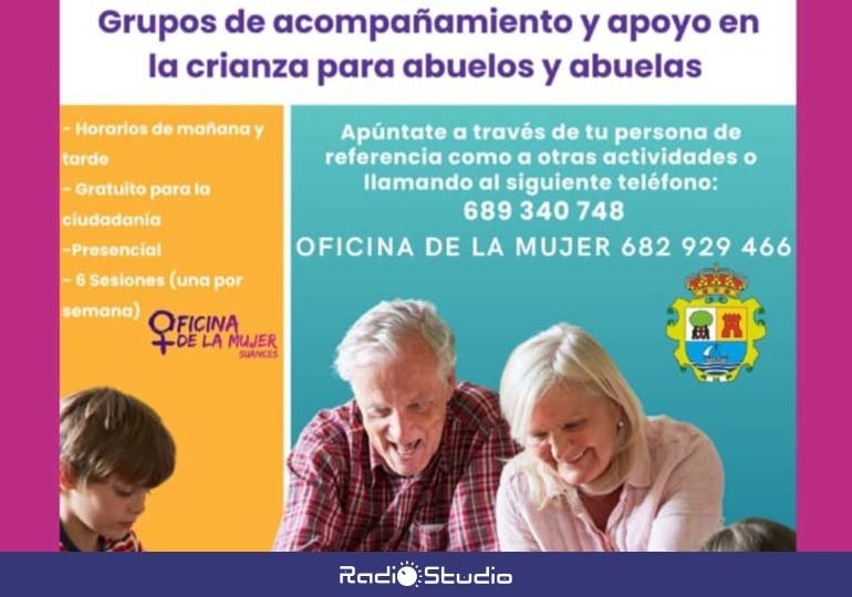El Ayuntamiento acogerá un taller de apoyo a la crianza destinado a los abuelos y abuelas del municipio