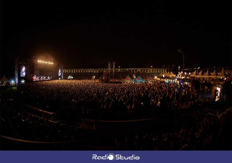Imagen de archivo de un concierto en las fiestas de La Patrona de 2023