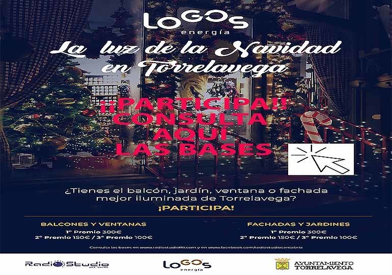 Participa en el concurso de decoración navideña 'Logos, la luz de la Navidad en Torrelavega'.