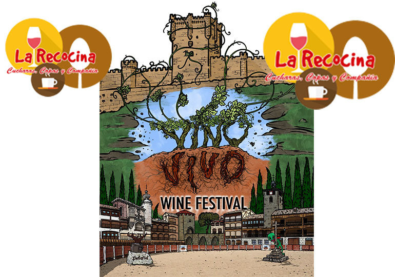 Cartel anunciador del Salón de Vinos Vino Vivo Wine Festival