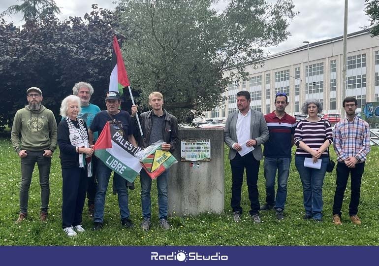 Torrelavega recibe a la ‘Flotilla de la Libertad’, que pide el “fin del genocidio que está llevando a cabo Israel en Gaza” | Foto: Radio Studio
