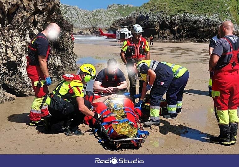 Imagen del suceso facilitada por el Gobierno de Cantabria