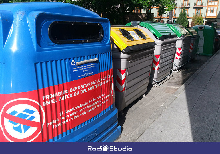 Contenedores de basura en Torrelavega