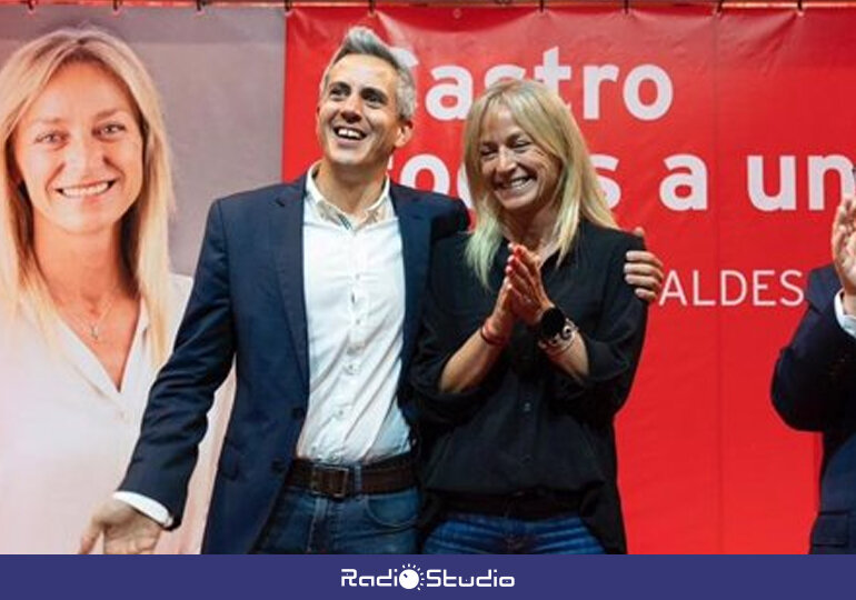 Pablo Zuloaga y Susana Herrán durante la campaña electoral | Foto: PSOE