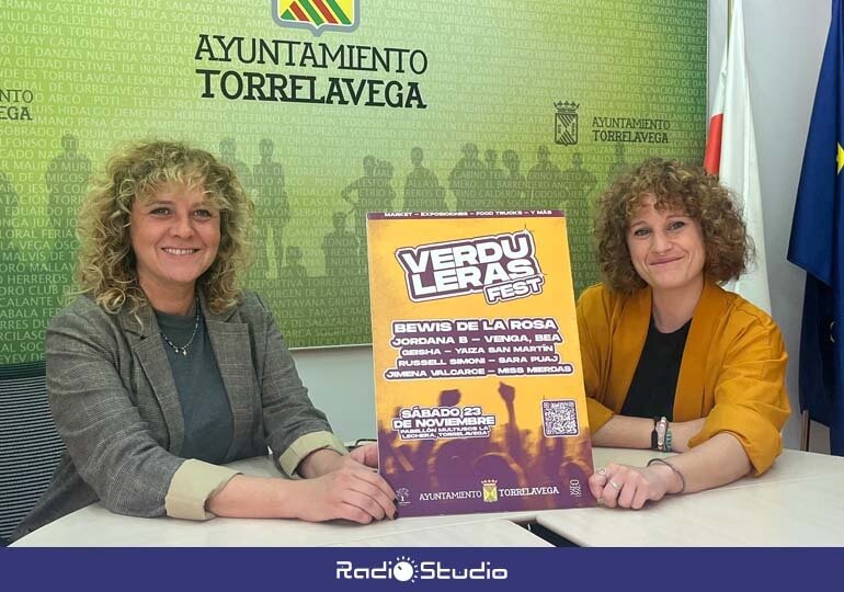 Patricia Portilla y Carolina Palencia presentan el cartel del II Verduleras Fest | Foto: Radio Studio