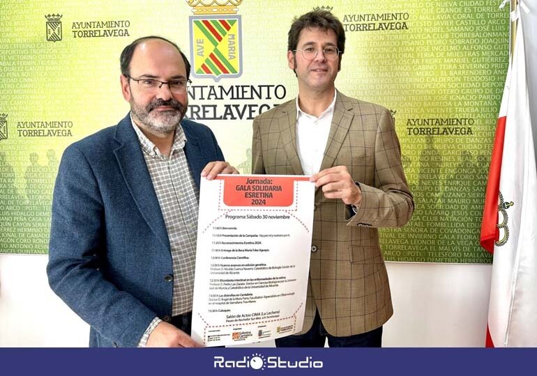 José Luis Urraca y Alberto Rubio presentan la I Gala Solidaria EsRetina | Foto: Ayuntamiento