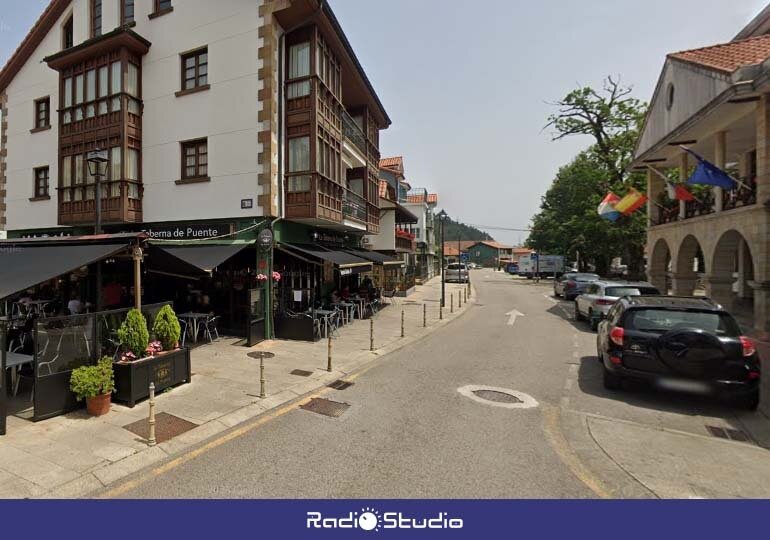 Una calle céntrica de Puente San Miguel, en Reocín | Foto: Google Maps