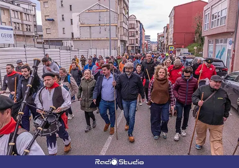 La subida arrancó del centro de Torrelavega, hasta La Montaña.