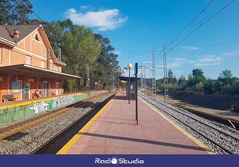 Estación de Mogro, una de las afectadas por el recorte en el servicio que entrará en vigor el próximo lunes 3 de febrero.