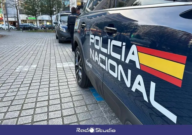 Vehículo de la Policía Nacional en Cantabria